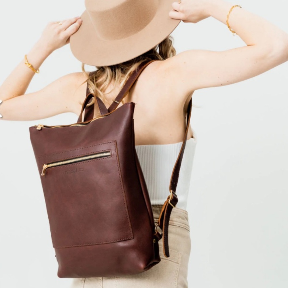 Portland Leather Almost Perfect Laptop Backpack!